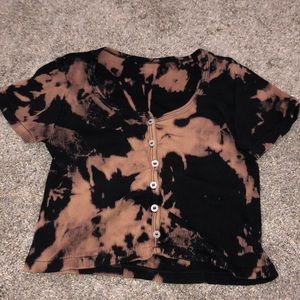 Tie dye button up